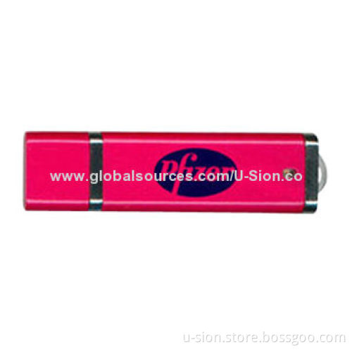 Plastic USB Flash Drives, Customized Logo Printing, Used for Promotional Purposes
